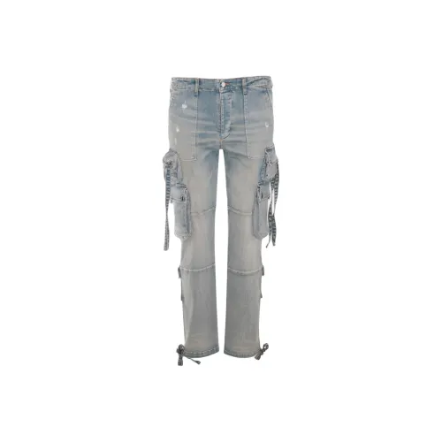 AMIRI Светло-синие мужские джинсы