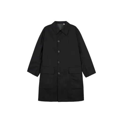 UNIQLO Тренч Унисекс Черный