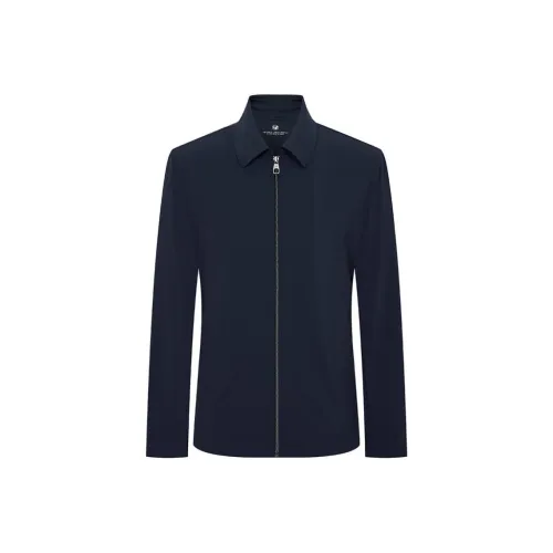 SAINT ANGELO Куртки и Пальто Мужской Джинсовый Синий