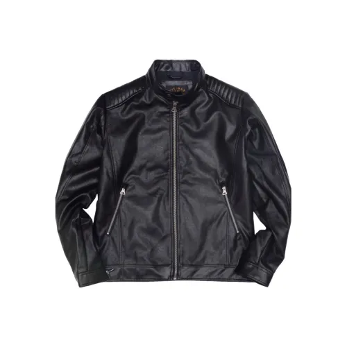 AKCLUB Original Series Кожа Куртка Мужская Черная
