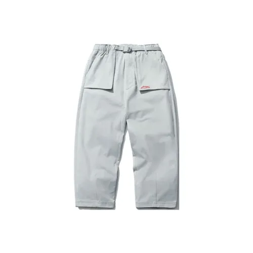 LINING Кирпичный Серый Мужские Повседневные Штаны