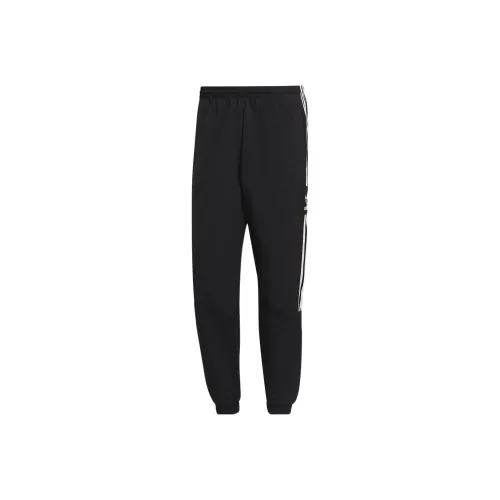 Adidas Вязаные Тренировочные Штаны Мужские Черные