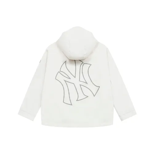 Mlb Base Logo New York Yankees Basic Collection SS25 Куртки Пальто Унисекс Фотиния Серый Айвори