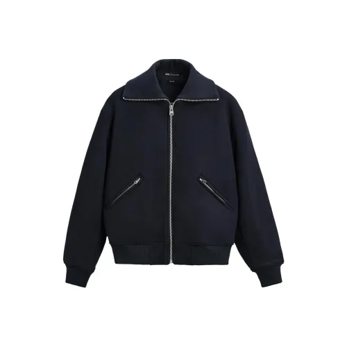 ZARA Морской синий Мужские куртки