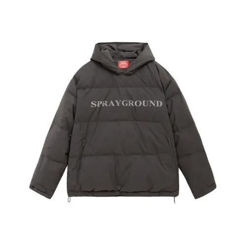 SPRAYGROUND Пуховик Унисекс Темно-Серый