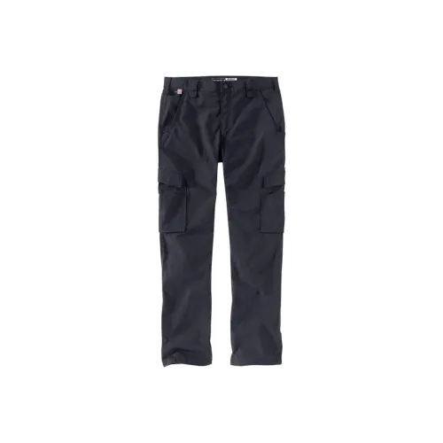 Carhartt 104786 RIPSTOP Cargo Work Брюки Карго Брюки с свободным кроем Мужские Глубокий Темно-синий Темный Морской Синий