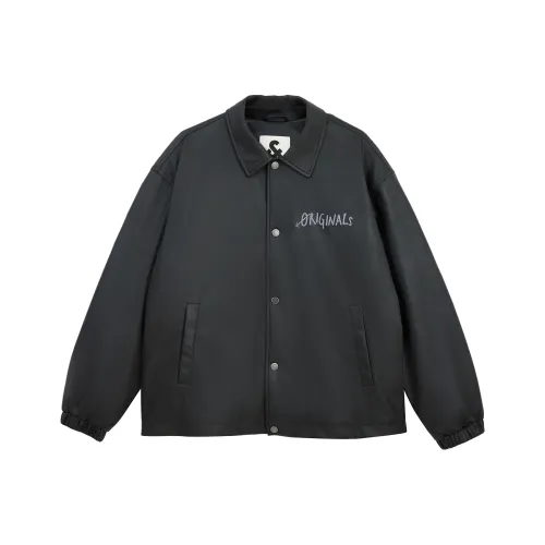 JACK&JONES E43 Чисто черный Унисекс Пуховики