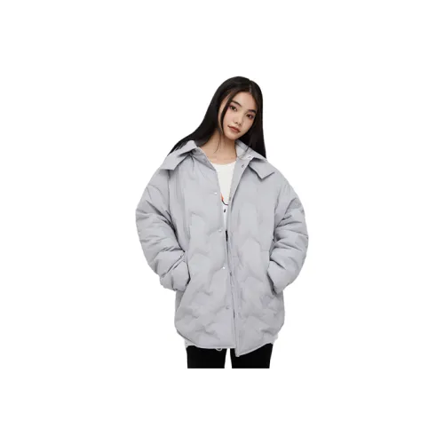 FUN Серый Унисекс Пуховики