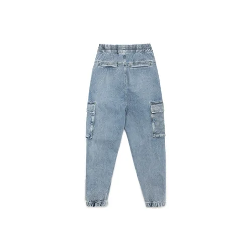 Палладий Штаны с манжетами Джинсы Мужской Светлый Деним