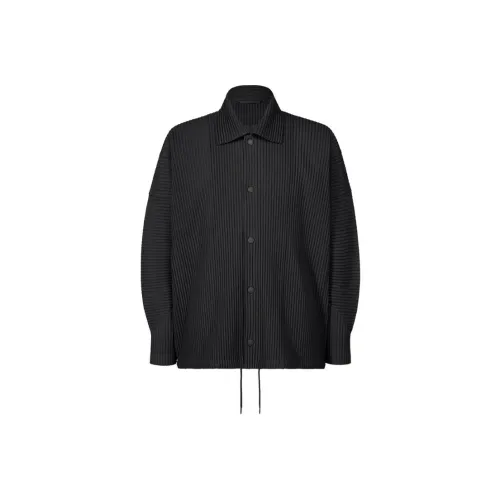 ISSEY MIYAKE Homme Plissé Issey Miyake Куртки и Пальто Мужской Черный
