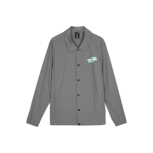 Skechers Куртки и Пальто Мужской Lime Gray