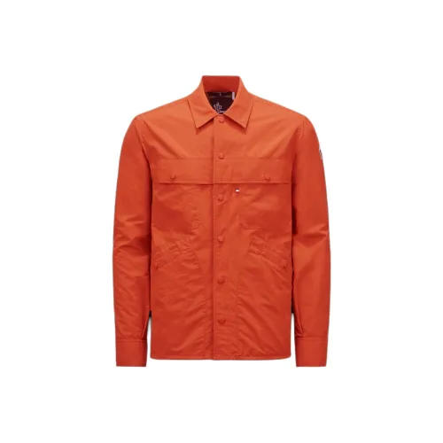 Moncler Куртки и Пальто Мужской Оранжевый