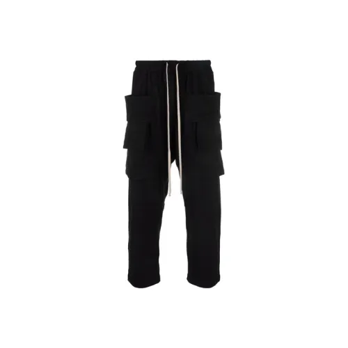 Rick Owens DRKSHDW SS22 Вязаные спортивные брюки мужские черные