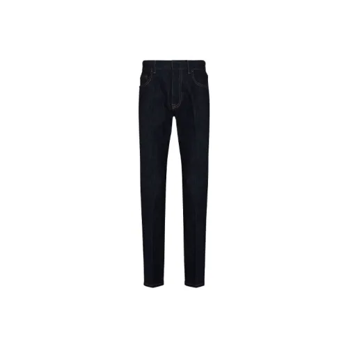 Ermenegildo Zegna Черные Мужские Джинсы