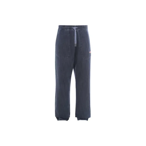 DIESEL Вязаные спортивные брюки мужские синие