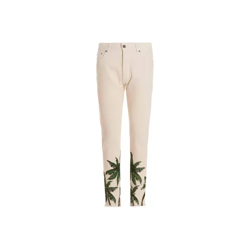 PALM ANGELS Белый Мужской Джинсы
