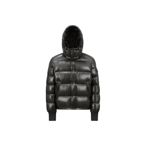 Moncler Maljasset Series Пуховик Мужской Темно-Серый