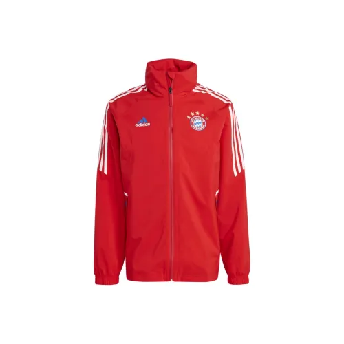 Adidas FC Bayern CONDIVO 22 Rain Jacket Men's Red