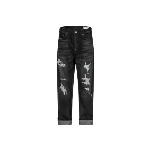 EVISU Мужские Черные Джинсы