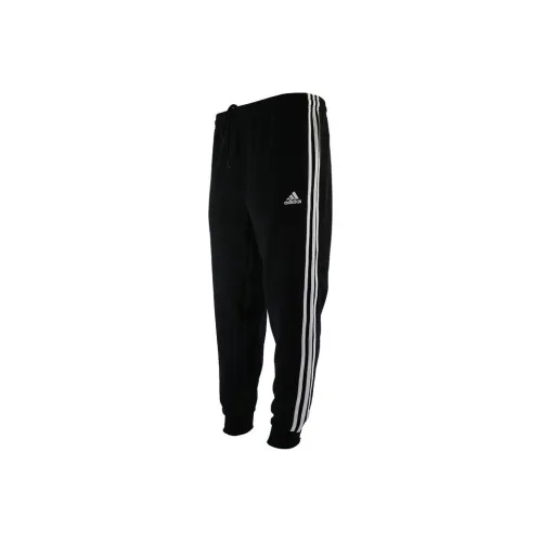Adidas Черные Мужские Вязаные Тренировочные Штаны