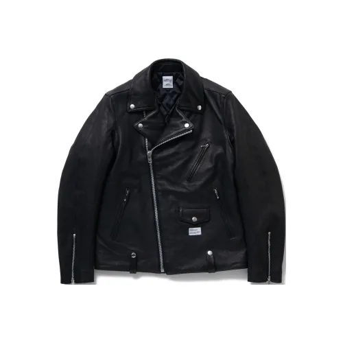 BEDWIN & THE HEARTBREAKERS CO-BRAND Черные мужские кожаные куртки