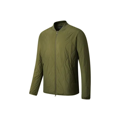 Saucony Patchwork Легкий Пуховик Мужской Зеленый