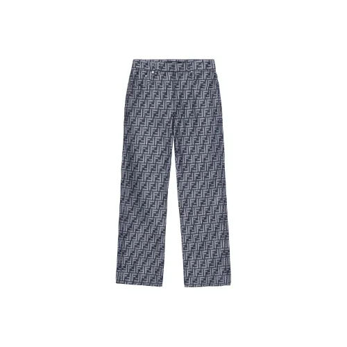 FENDI Blue Men's Jeans FENDI Синий Мужские Джинсы