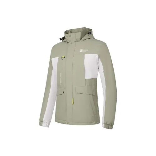 QIAODAN Тренчкот Мужской Lark Зеленый Пемза