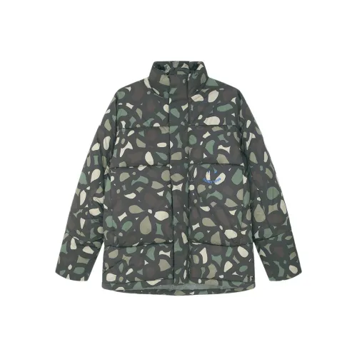 Paul Smith FW24 Хлопковый пуховик Мужской Темно-зеленый