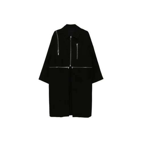 RICK OWENS Черное Мужское Пальто