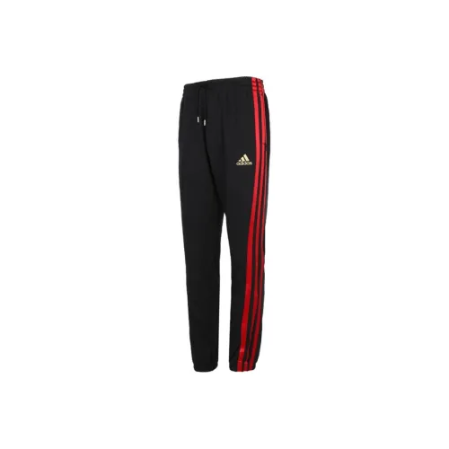 adidas CNY Collection Черные Мужские Вязаные Тренировочные Штаны