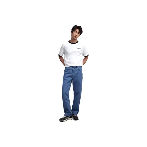 WRANGLER Blue Washed Men's Jeans