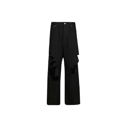 Balenciaga Джинсы Регулярного кроя Мужские Черные