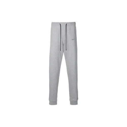 Off Белый SS21 Серый Мужские Вязаные Спортивные Штаны