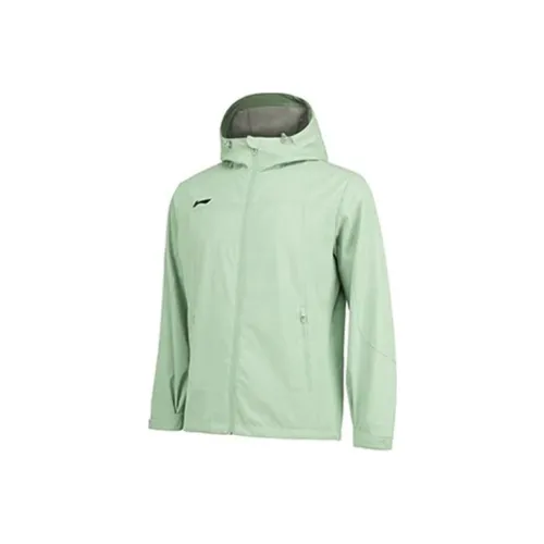 LINING Тренчкот Мужской Водяной Серый Зеленый