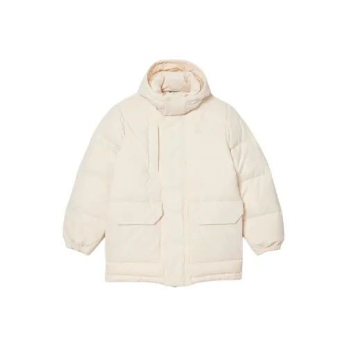 LACOSTE Пуховик Men's Natural Белый