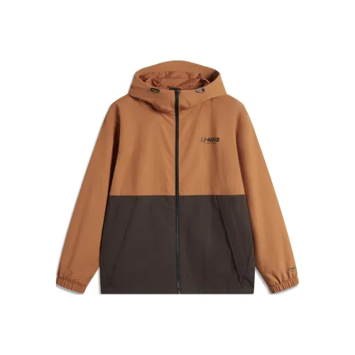 LINING Lotus Leaf Куртки и Пальто Унисекс Янтарно-коричневый