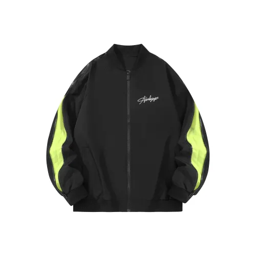 BOTH PLAY Куртка Унисекс Черный и Неоново-Зеленый
