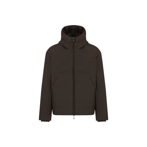 EMPORIO ARMANI Пуховик Мужской Армейский Зеленый