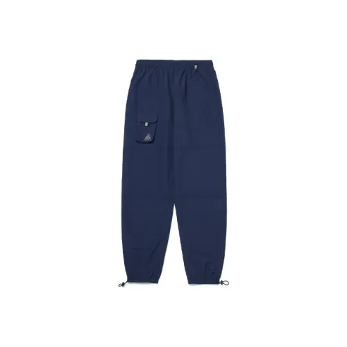 HUF Blue Men's Knitted Training Pants HUF Синий Мужские Вязаные Спортивные Штаны