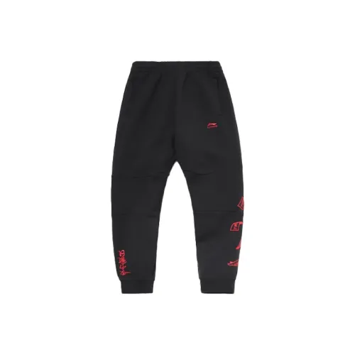 LINING Черные Мужские Вязаные Спортивные Штаны