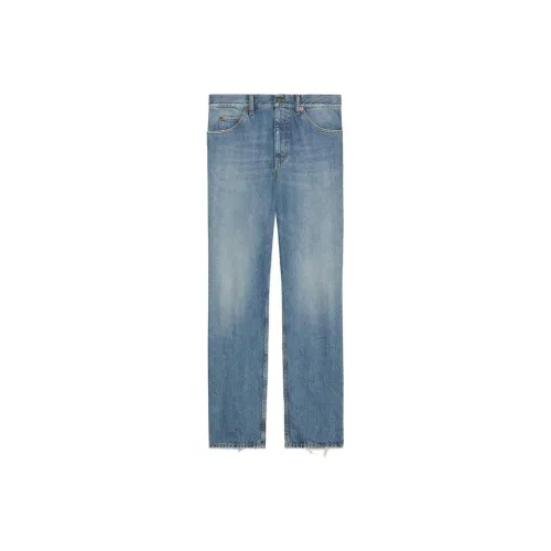 GUCCI Blue Men's Jeans GUCCI Синий Мужские Джинсы