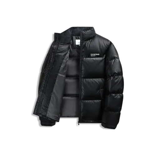 Dance with wolves Черный Мужской Пуховик