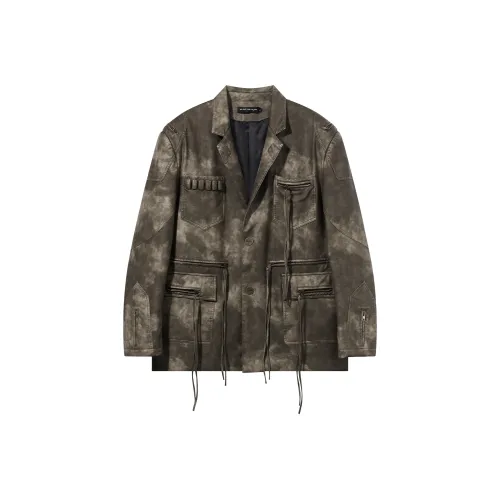 BLIND402 Промытый коричневый Унисекс Куртки