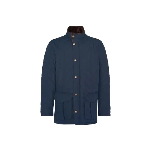 BARBOUR SS24 Пуховик Мужской Морской Синий