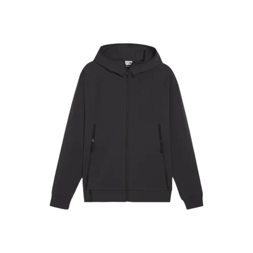 PUMA Tech Мужская Спортивная Куртка Куртки и Пальто Мужской Черный