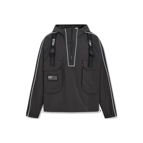 Levi's x Up to co-branded модели SS24 Куртки Пальто Мужской Черный