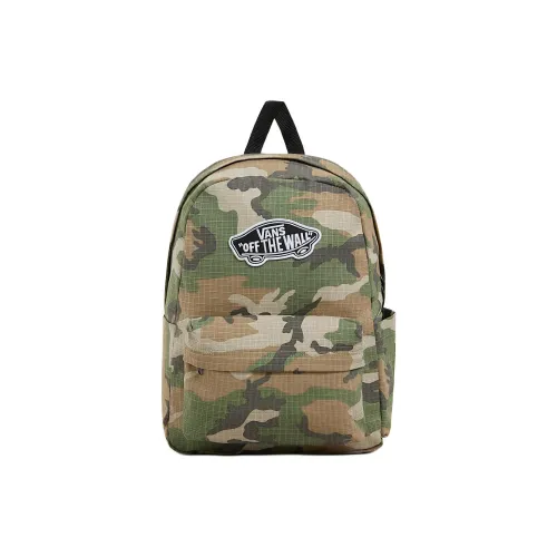Vans Переработанный полиэстер рюкзак унисекс зеленый и многоцветный