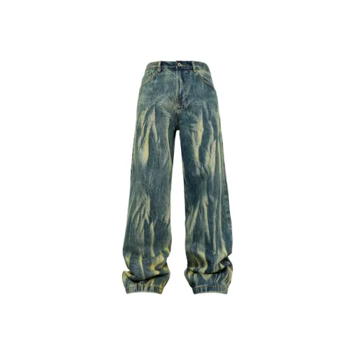 SOUTHTEENAGER Джинсы Мужские Джинсовый Синий