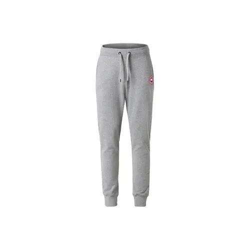 Canada Goose Huron Series Серые Мужские Вязаные Спортивные Штаны